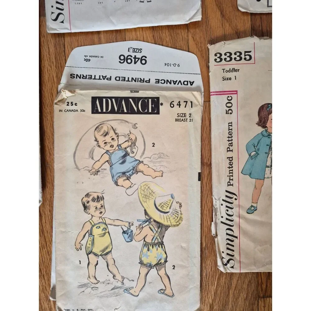 Vintage 1950s 1960s Toddler Child Sewing Pattern | Retro Girls Boys Outfit - Picture 6 of 11